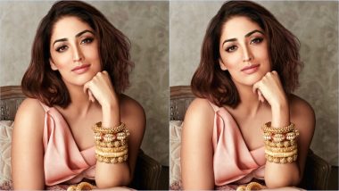 Yami Gautam Flaunts Modern Yet Traditional Avatar With Peach and Gold