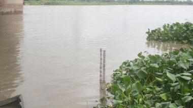 Yamuna River Flows Close to Danger Mark in Mathura