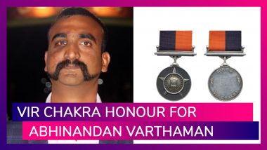 Wing Commander Abhinandan Varthaman To Be Awarded Vir Chakra: Know All About This Gallantry Award