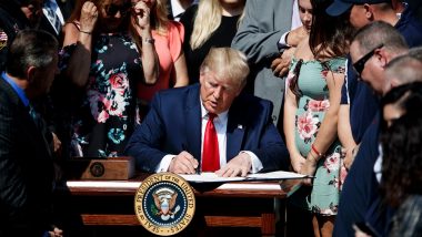 US President Donald Trump Signs 'Bipartisan Budget Act of 2019' to Boost Spending