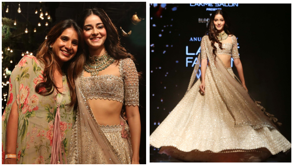 LFW Winter/Festive 2019: Ananya Panday Carries Two Bridal Looks for ...