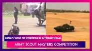 India Secures First Place In First Phase Of Fifth International Army Scout Masters Competition