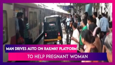 Mumbai: Man Drives Auto On Platform At Virar Railway Station To Help Woman  In Labour