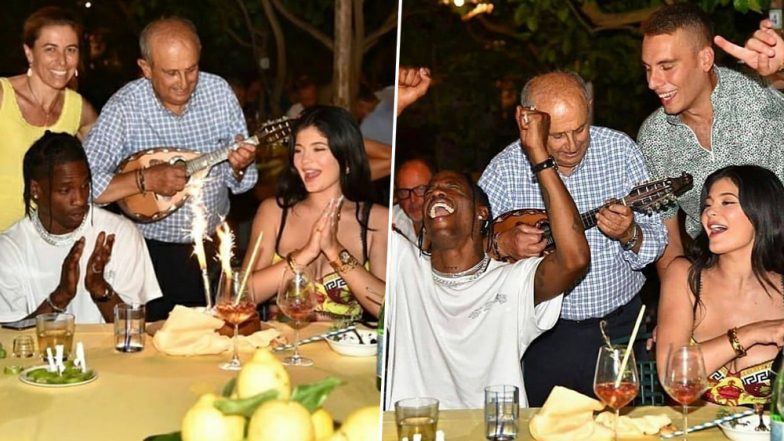 Kylie Jenner Is All Smiles at her Birthday Celebration with Beau Travis Scott - View Pics