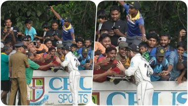 Kane Williamson Celebrates His 29th Birthday With Fans in Sri Lanka (Watch Video)