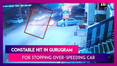 Police Constable Dragged On Bonnet For Stopping Over-Speeding Car In Gurugram, Haryana