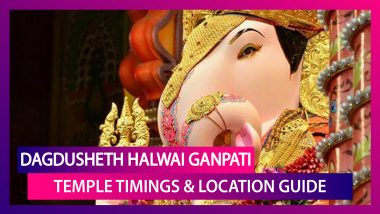 Dagdusheth Halwai Ganpati 2019 Darshan: History Of The Temple & How To Reach It