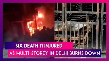 Six Die As A Multi Storey Burns Down In Delhi's Zakir Nagar