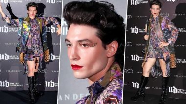 Ezra Miller’s Minidress at Urban Decay Pretty Different, Seoul Proves Androgyny is the Future