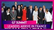 G7 Summit: Donald Trump, Boris Johnson, Justin Trudeau & Others Arrive In France&rsquo;s Biarritz