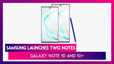 Samsung Galaxy Note 10, Galaxy Note 10+ Launched At Unpacked Event 2019; Prices, Features & Specs