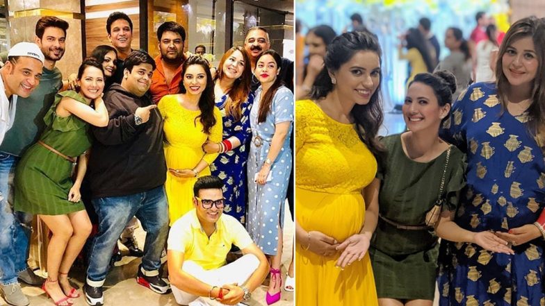 Kapil Sharma&rsquo;s Wife Ginni Chatrath Flaunts Her Baby Bump at a Friend&rsquo;s Baby Shower (View Pics)