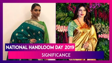National Handloom Day 2019 Significance: Bollywood Divas Deepika Padukone, Aishwarya Rai Bachchan, Sonam Kapoor Show You How To Nail The Traditional Weaves In Style