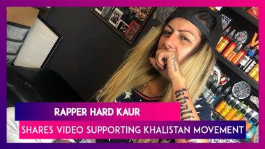 Rapper Hard Kaur Shares Video On Her Social Media Supporting The Khalistan Movement