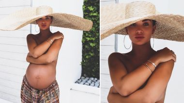 Amy Jackson Looks Gorgeous as She Goes Topless in a Picture Flaunting Her 33 Weeks Pregnant Belly - See Picture