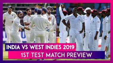 India vs West Indies 2019, 1st Test Match Preview: IND Look to Carry Limited-Overs Momentum in Tests