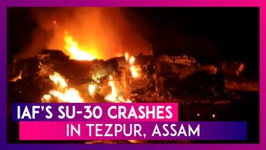 Assam: IAF's Su-30 Aircraft Crashes In Tezpur, Pilots Rescued