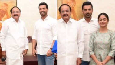 Vice President M Venkaiah Naidu Lauds John Abraham’s Batla House After a Special Screening (See Pics)