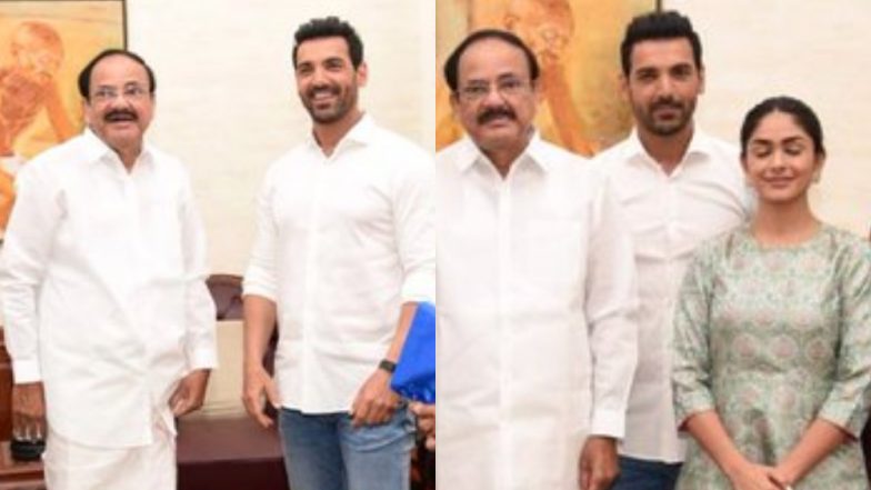 Vice President M Venkaiah Naidu Lauds John Abraham’s Batla House After a Special Screening (See Pics)