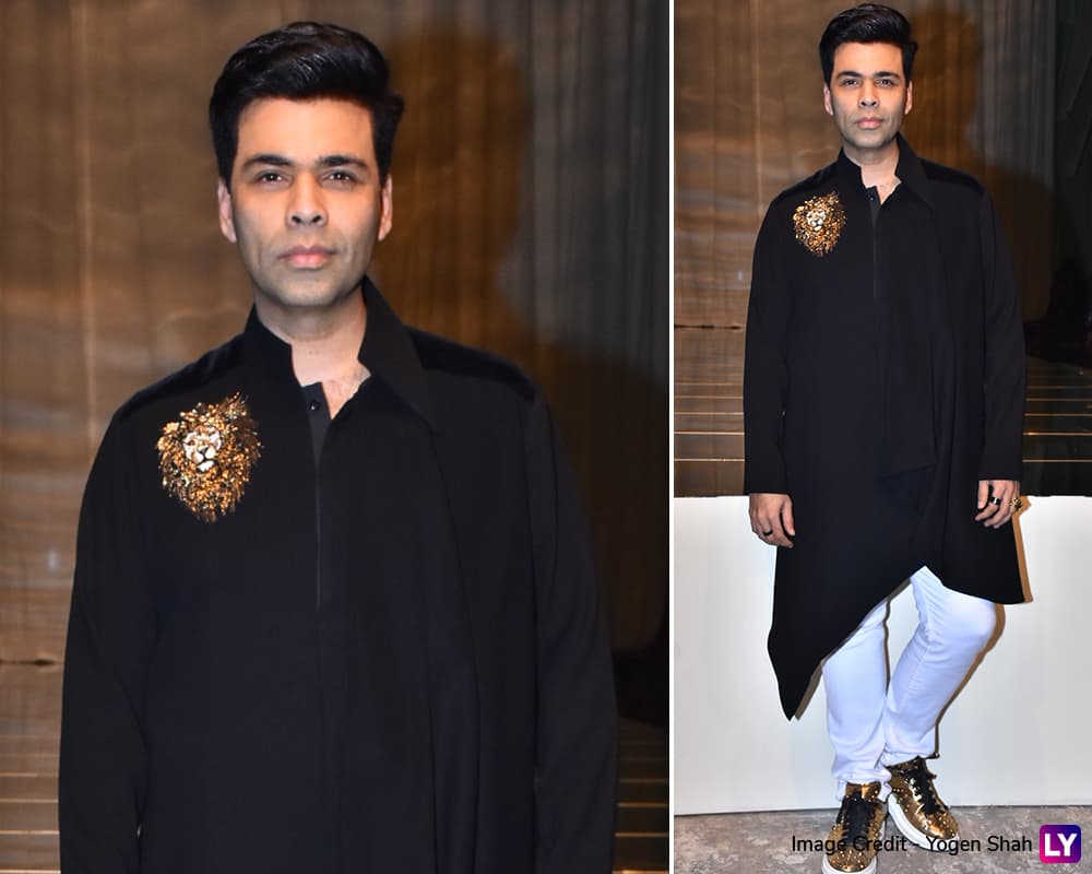 Karan Johar at LFW Winter/Festive 2019 opening red carpet.