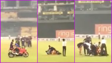 Kusal Mendis' Bike Slips While Celebrating Sri Lanka’s ODI Series Win Over Bangladesh, Watch Viral Video