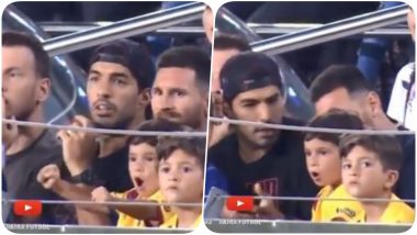 Lionel Messi’s Son Mateo Celebrates a Goal by Real Betis; Luiz Suarez has an Epic Reaction (Watch Video)