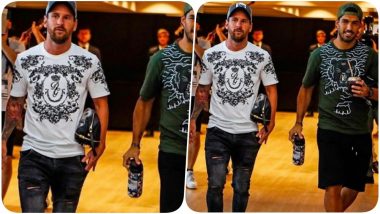 Lionel Messi Joins Barcelona After Long Vacation Ahead of the Joan Gamper Trophy 2019 Final Match Against Arsenal