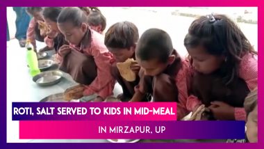 Uttar Pradesh: Roti, Salt Served To Students In Mid-Day Meal In Mirzapur Primary School