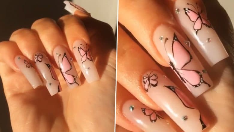 Gorgeous Butterfly Nails! Fresh Spring 2018 Nail Art Butterflies Design! -  YouTube