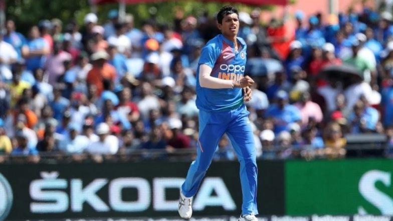 Navdeep Saini Impresses on International Debut, Picks Two Wickets in His First Over During India vs West Indies 1st T20I 2019