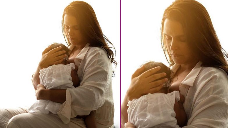 World Breastfeeding Week 2019: Neha Dhupia Posts a Pic With Daughter Mehr As She Launches #FreedomToFeed Movement