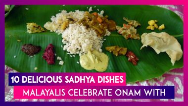 Onam 2019: 10 Delicious Sadhya Dishes That Malayalis Celebrate The Grand Festival Of Onam With