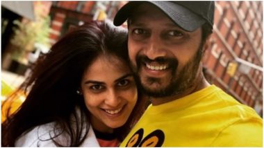 Riteish Deshmukh’s Birthday Wish for His 'Baiko' Genelia D’Souza Will Melt Your Hearts (View Pic)