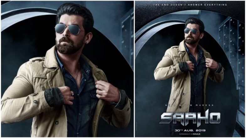 Saaho New Poster Out: Neil Nitin Mukesh’s Intriguing Look Adds to the Mystery of Prabhas' Sci-Fi Film (View Pic)