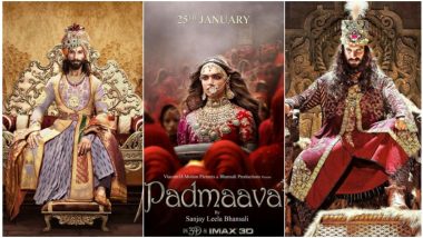 National Film Awards 2019: Deepika Padukone, Ranveer Singh and Shahid Kapoor's Historical Drama Receives Accolades for Best Choreography, Music Director and Male Playback Singer