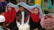Indonesian Man Marries Both His Girlfriends Because He Didn&rsquo;t Want to &lsquo;Hurt&rsquo; Them, Unusual Wedding Ceremony Goes Viral (See Pics & Video)