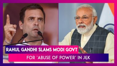 Rahul Gandhi Breaks Silence On Jammu & Kashmir, Slams The Modi Government For ‘Abuse Of Power’