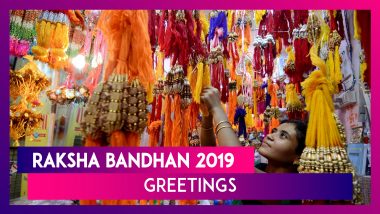 Raksha Bandhan 2019 Greetings: Happy Rakhi Quotes, WhatsApp Stickers And Messages to Share