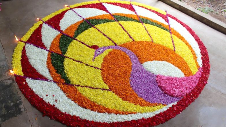 Easy Pookalam Designs For Onam 2019 Simple Floral Rangoli Designs Patterns To Decorate Home On Thiru Onam View Images And Videos Latestly,Simple Interior Design For Hall Ceiling