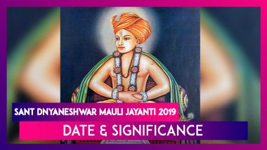 Sant Dnyaneshwar Mauli Jayanti 2019: Date & Significance Of Jnaneshwar Maharaj’s Birth Anniversary