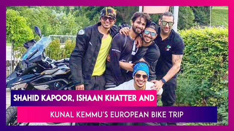 Shahid Kapoor, Ishaan Khatter and Kunal Kemmu's European Bike Trip