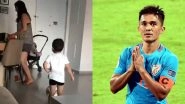 Sunil Chhetri Shares Video of His Son Nutmegging and It Is Beautiful, Check Out Indian Football Team Captain&rsquo;s Inspirational Post