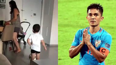 Sunil Chhetri Shares Video of His Son Nutmegging and It Is Beautiful, Check Out Indian Football Team Captain’s Inspirational Post