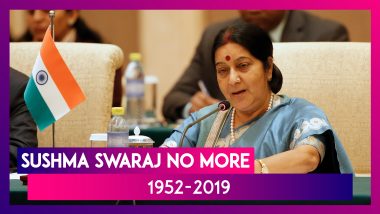 Sushma Swaraj, Former External Affairs Minister And BJP Veteran Dies Aged 67