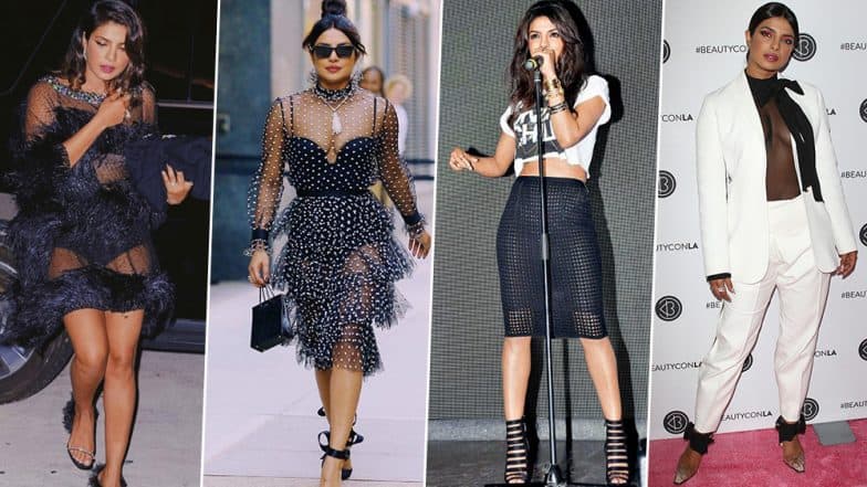 Priyanka Chopra Looks Super Hot in a Ralph & Russo See-Through Dress; 5 Times When the Actress Proved Her Love for Sheer and Sexy Attires (View Pics) Priyanka Chopra Looks Super Hot in a Ralph & Russo See-Through Dress; 5 Times When the Actress Proved Her Love for Sheer and Sexy Attires (View Pics)