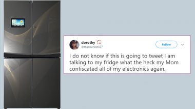 Grounded Teen Girl Tweets From Smart Fridge After Mother Confiscates All Devices to Teach Discipline (Tweet Goes Viral)