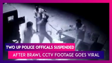 Viral Video Of Two UP Police Officials Show Them In A Brawl