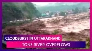 Uttarakhand: Cloudburst, Heavy Rain Triggers Overflow In Tons River In Uttarkashi