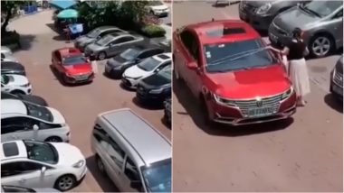 Chinese Woman Dubbed 'World's Most Careful Driver' as Video of Her Measuring Car With Tape to Check Parking Space Goes Viral