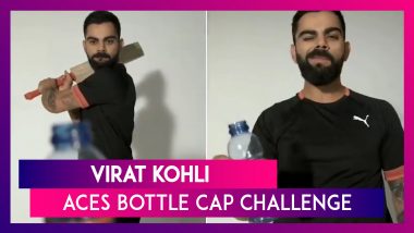 Virat Kohli Nails The Bottle Cap Challenge; Ravi Shastri’s Commentary Is The Cherry On Top